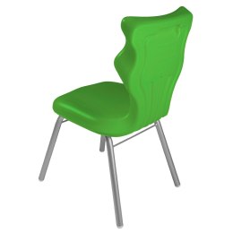 Ergonomiczne krzesło szkolne Classic rozmiar 3 zielony - dobre krzesło stacjonarne do biurka, ławki, szkoły, sali konferencyjnej dla dzieci i dla dorosłych 
