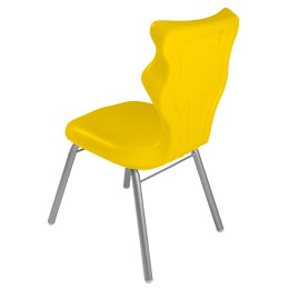 Ergonomiczne krzesło szkolne Classic rozmiar 3 żółty - dobre krzesło stacjonarne do biurka, ławki, szkoły, sali konferencyjnej dla dzieci i dla dorosłych 