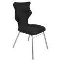 Ergonomiczne krzesło szkolne Classic rozmiar 4 czarny - dobre krzesło stacjonarne do biurka, ławki, szkoły, sali konferencyjnej dla dzieci i dla dorosłych Ergonomiczne krzesło szkolne Classic rozmiar 4 czarny - dobre krzesło stacjonarne do biurka, ławki, szkoły, sali konferencyjnej dla dzieci i dla dorosłych
