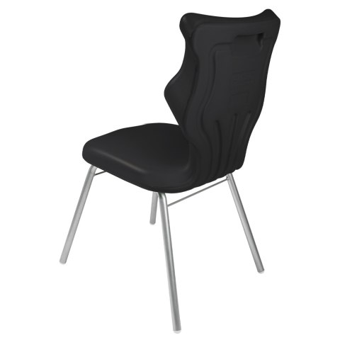 Ergonomiczne krzesło szkolne Classic rozmiar 4 czarny - dobre krzesło stacjonarne do biurka, ławki, szkoły, sali konferencyjnej dla dzieci i dla dorosłych Ergonomiczne krzesło szkolne Classic rozmiar 4 czarny - dobre krzesło stacjonarne do biurka, ławki, szkoły, sali konferencyjnej dla dzieci i dla dorosłych