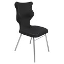 Ergonomiczne krzesło szkolne Classic rozmiar 5 czarny - dobre krzesło stacjonarne do biurka, ławki, szkoły, sali konferencyjnej dla dzieci i dla dorosłych Ergonomiczne krzesło szkolne Classic rozmiar 5 czarny - dobre krzesło stacjonarne do biurka, ławki, szkoły, sali konferencyjnej dla dzieci i dla dorosłych