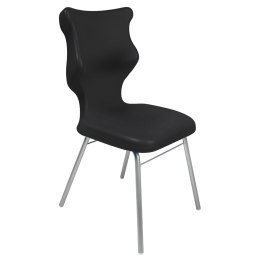 Ergonomiczne krzesło szkolne Classic rozmiar 5 czarny - dobre krzesło stacjonarne do biurka, ławki, szkoły, sali konferencyjnej dla dzieci i dla dorosłych 