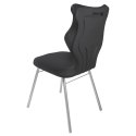 Ergonomiczne krzesło szkolne Classic rozmiar 5 czarny - dobre krzesło stacjonarne do biurka, ławki, szkoły, sali konferencyjnej dla dzieci i dla dorosłych Ergonomiczne krzesło szkolne Classic rozmiar 5 czarny - dobre krzesło stacjonarne do biurka, ławki, szkoły, sali konferencyjnej dla dzieci i dla dorosłych
