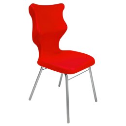 Ergonomiczne krzesło szkolne Classic rozmiar 5 czerwony - dobre krzesło stacjonarne do biurka, ławki, szkoły, sali konferencyjnej dla dzieci i dla dorosłych 