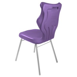 Ergonomiczne krzesło szkolne Classic rozmiar 5 fioletowy - dobre krzesło stacjonarne do biurka, ławki, szkoły, sali konferencyjnej dla dzieci i dla dorosłych 