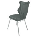 Ergonomiczne krzesło szkolne Classic rozmiar 5 szary - dobre krzesło stacjonarne do biurka, ławki, szkoły, sali konferencyjnej dla dzieci i dla dorosłych Ergonomiczne krzesło szkolne Classic rozmiar 5 szary - dobre krzesło stacjonarne do biurka, ławki, szkoły, sali konferencyjnej dla dzieci i dla dorosłych