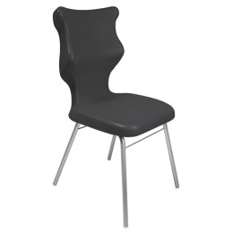 Ergonomiczne krzesło szkolne Classic rozmiar 6 czarny - dobre krzesło stacjonarne do biurka, ławki, szkoły, sali konferencyjnej dla dzieci i dla dorosłych 