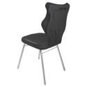 Ergonomiczne krzesło szkolne Classic rozmiar 6 czarny - dobre krzesło stacjonarne do biurka, ławki, szkoły, sali konferencyjnej dla dzieci i dla dorosłych Ergonomiczne krzesło szkolne Classic rozmiar 6 czarny - dobre krzesło stacjonarne do biurka, ławki, szkoły, sali konferencyjnej dla dzieci i dla dorosłych