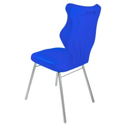 Ergonomiczne krzesło szkolne Classic rozmiar 6 niebieski - dobre krzesło stacjonarne do biurka, ławki, szkoły, sali konferencyjnej dla dzieci i dla dorosłych 