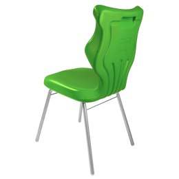 Ergonomiczne krzesło szkolne Classic rozmiar 6 zielony - dobre krzesło stacjonarne do biurka, ławki, szkoły, sali konferencyjnej dla dzieci i dla dorosłych 