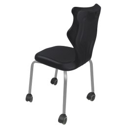 Ergonomiczne krzesło szkolne Spider Move rozmiar 3 czarny - dobre krzesło stacjonarne do biurka, ławki, szkoły, sali konferencyjnej dla dzieci i dla dorosłych 
