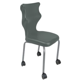 Ergonomiczne krzesło szkolne Spider Move rozmiar 3 szary - dobre krzesło stacjonarne do biurka, ławki, szkoły, sali konferencyjnej dla dzieci i dla dorosłych 