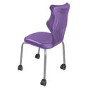 Ergonomiczne krzesło szkolne Spider Move rozmiar 5 fioletowy - dobre krzesło stacjonarne do biurka, ławki, szkoły, sali konferencyjnej dla dzieci i dla dorosłych Ergonomiczne krzesło szkolne Spider Move rozmiar 5 fioletowy - dobre krzesło stacjonarne do biurka, ławki, szkoły, sali konferencyjnej dla dzieci i dla dorosłych