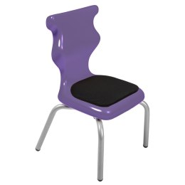 Ergonomiczne krzesło szkolne Spider Soft rozmiar 1 fioletowy - dobre krzesło stacjonarne do biurka, ławki, szkoły, sali konferencyjnej dla dzieci i dla dorosłych 