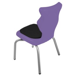 Ergonomiczne krzesło szkolne Spider Soft rozmiar 1 fioletowy - dobre krzesło stacjonarne do biurka, ławki, szkoły, sali konferencyjnej dla dzieci i dla dorosłych 
