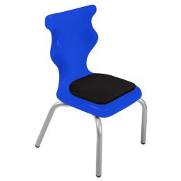 Ergonomiczne krzesło szkolne Spider Soft rozmiar 1 niebieski - dobre krzesło stacjonarne do biurka, ławki, szkoły, sali konferencyjnej dla dzieci i dla dorosłych 