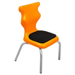 Ergonomiczne krzesło szkolne Spider Soft rozmiar 1 pomarańczowy - dobre krzesło stacjonarne do biurka, ławki, szkoły, sali konferencyjnej dla dzieci i dla dorosłych 