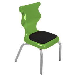 Ergonomiczne krzesło szkolne Spider Soft rozmiar 1 zielony - dobre krzesło stacjonarne do biurka, ławki, szkoły, sali konferencyjnej dla dzieci i dla dorosłych 