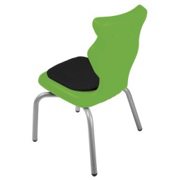 Ergonomiczne krzesło szkolne Spider Soft rozmiar 1 zielony - dobre krzesło stacjonarne do biurka, ławki, szkoły, sali konferencyjnej dla dzieci i dla dorosłych 