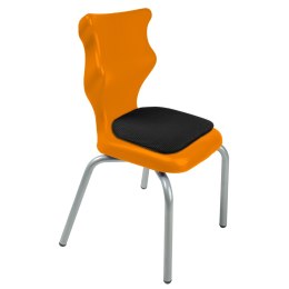 Ergonomiczne krzesło szkolne Spider Soft rozmiar 2 pomarańczowy - dobre krzesło stacjonarne do biurka, ławki, szkoły, sali konferencyjnej dla dzieci i dla dorosłych 