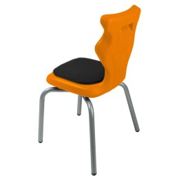 Ergonomiczne krzesło szkolne Spider Soft rozmiar 2 pomarańczowy - dobre krzesło stacjonarne do biurka, ławki, szkoły, sali konferencyjnej dla dzieci i dla dorosłych 
