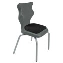 Ergonomiczne krzesło szkolne Spider Soft rozmiar 2 szary - dobre krzesło stacjonarne do biurka, ławki, szkoły, sali konferencyjnej dla dzieci i dla dorosłych Ergonomiczne krzesło szkolne Spider Soft rozmiar 2 szary - dobre krzesło stacjonarne do biurka, ławki, szkoły, sali konferencyjnej dla dzieci i dla dorosłych