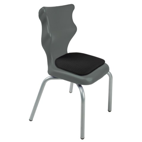 Ergonomiczne krzesło szkolne Spider Soft rozmiar 2 szary - dobre krzesło stacjonarne do biurka, ławki, szkoły, sali konferencyjnej dla dzieci i dla dorosłych Ergonomiczne krzesło szkolne Spider Soft rozmiar 2 szary - dobre krzesło stacjonarne do biurka, ławki, szkoły, sali konferencyjnej dla dzieci i dla dorosłych