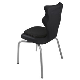 Ergonomiczne krzesło szkolne Spider Soft rozmiar 3 czarny - dobre krzesło stacjonarne do biurka, ławki, szkoły, sali konferencyjnej dla dzieci i dla dorosłych 