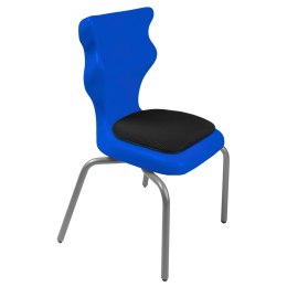 Ergonomiczne krzesło szkolne Spider Soft rozmiar 3 niebieski - dobre krzesło stacjonarne do biurka, ławki, szkoły, sali konferencyjnej dla dzieci i dla dorosłych 