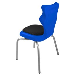 Ergonomiczne krzesło szkolne Spider Soft rozmiar 3 niebieski - dobre krzesło stacjonarne do biurka, ławki, szkoły, sali konferencyjnej dla dzieci i dla dorosłych 
