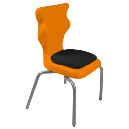 Ergonomiczne krzesło szkolne Spider Soft rozmiar 3 pomarańczowy - dobre krzesło stacjonarne do biurka, ławki, szkoły, sali konferencyjnej dla dzieci i dla dorosłych 