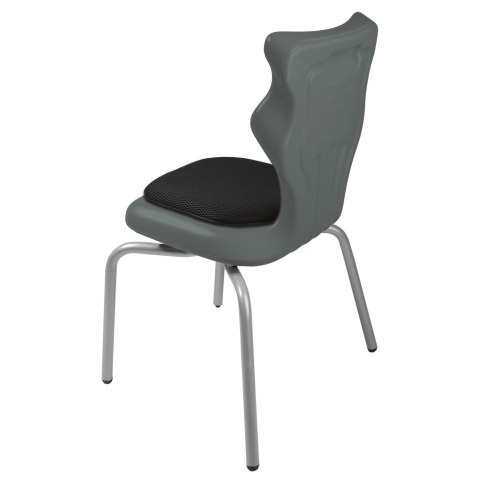 Ergonomiczne krzesło szkolne Spider Soft rozmiar 3 szary - dobre krzesło stacjonarne do biurka, ławki, szkoły, sali konferencyjnej dla dzieci i dla dorosłych Ergonomiczne krzesło szkolne Spider Soft rozmiar 3 szary - dobre krzesło stacjonarne do biurka, ławki, szkoły, sali konferencyjnej dla dzieci i dla dorosłych