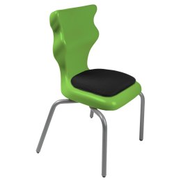 Ergonomiczne krzesło szkolne Spider Soft rozmiar 3 zielony - dobre krzesło stacjonarne do biurka, ławki, szkoły, sali konferencyjnej dla dzieci i dla dorosłych 