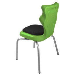 Ergonomiczne krzesło szkolne Spider Soft rozmiar 3 zielony - dobre krzesło stacjonarne do biurka, ławki, szkoły, sali konferencyjnej dla dzieci i dla dorosłych 