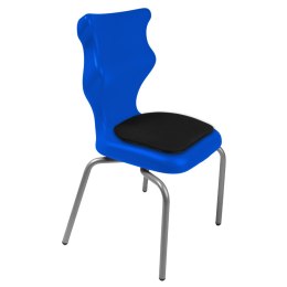 Ergonomiczne krzesło szkolne Spider Soft rozmiar 4 niebieski - dobre krzesło stacjonarne do biurka, ławki, szkoły, sali konferencyjnej dla dzieci i dla dorosłych 