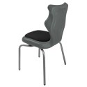 Ergonomiczne krzesło szkolne Spider Soft rozmiar 4 szary - dobre krzesło stacjonarne do biurka, ławki, szkoły, sali konferencyjnej dla dzieci i dla dorosłych Ergonomiczne krzesło szkolne Spider Soft rozmiar 4 szary - dobre krzesło stacjonarne do biurka, ławki, szkoły, sali konferencyjnej dla dzieci i dla dorosłych