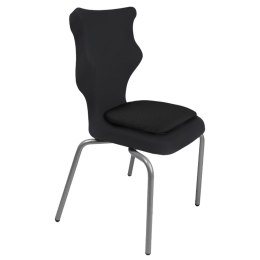 Ergonomiczne krzesło szkolne Spider Soft rozmiar 5 czarny - dobre krzesło stacjonarne do biurka, ławki, szkoły, sali konferencyjnej dla dzieci i dla dorosłych 