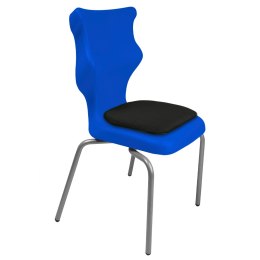 Ergonomiczne krzesło szkolne Spider Soft rozmiar 5 niebieski - dobre krzesło stacjonarne do biurka, ławki, szkoły, sali konferencyjnej dla dzieci i dla dorosłych 