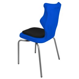 Ergonomiczne krzesło szkolne Spider Soft rozmiar 5 niebieski - dobre krzesło stacjonarne do biurka, ławki, szkoły, sali konferencyjnej dla dzieci i dla dorosłych 