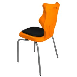 Ergonomiczne krzesło szkolne Spider Soft rozmiar 5 pomarańczowy - dobre krzesło stacjonarne do biurka, ławki, szkoły, sali konferencyjnej dla dzieci i dla dorosłych 