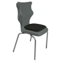 Ergonomiczne krzesło szkolne Spider Soft rozmiar 5 szary - dobre krzesło stacjonarne do biurka, ławki, szkoły, sali konferencyjnej dla dzieci i dla dorosłych Ergonomiczne krzesło szkolne Spider Soft rozmiar 5 szary - dobre krzesło stacjonarne do biurka, ławki, szkoły, sali konferencyjnej dla dzieci i dla dorosłych
