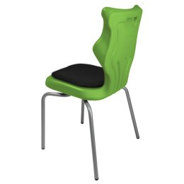 Ergonomiczne krzesło szkolne Spider Soft rozmiar 5 zielony - dobre krzesło stacjonarne do biurka, ławki, szkoły, sali konferencyjnej dla dzieci i dla dorosłych 
