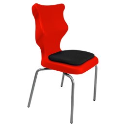 Ergonomiczne krzesło szkolne Spider Soft rozmiar 6 czerwony - dobre krzesło stacjonarne do biurka, ławki, szkoły, sali konferencyjnej dla dzieci i dla dorosłych 