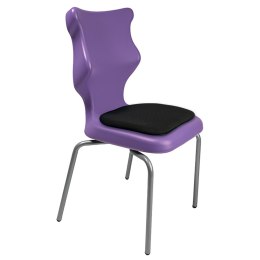 Ergonomiczne krzesło szkolne Spider Soft rozmiar 6 fioletowy - dobre krzesło stacjonarne do biurka, ławki, szkoły, sali konferencyjnej dla dzieci i dla dorosłych 
