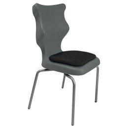 Ergonomiczne krzesło szkolne Spider Soft rozmiar 6 szary - dobre krzesło stacjonarne do biurka, ławki, szkoły, sali konferencyjnej dla dzieci i dla dorosłych 