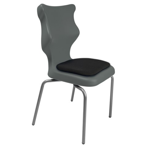 Ergonomiczne krzesło szkolne Spider Soft rozmiar 6 szary - dobre krzesło stacjonarne do biurka, ławki, szkoły, sali konferencyjnej dla dzieci i dla dorosłych Ergonomiczne krzesło szkolne Spider Soft rozmiar 6 szary - dobre krzesło stacjonarne do biurka, ławki, szkoły, sali konferencyjnej dla dzieci i dla dorosłych
