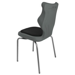 Ergonomiczne krzesło szkolne Spider Soft rozmiar 6 szary - dobre krzesło stacjonarne do biurka, ławki, szkoły, sali konferencyjnej dla dzieci i dla dorosłych 