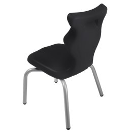 Ergonomiczne krzesło szkolne Spider rozmiar 1 czarny - dobre krzesło stacjonarne do biurka, ławki, szkoły, sali konferencyjnej dla dzieci i dla dorosłych 