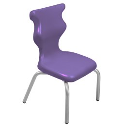 Ergonomiczne krzesło szkolne Spider rozmiar 1 fioletowy - dobre krzesło stacjonarne do biurka, ławki, szkoły, sali konferencyjnej dla dzieci i dla dorosłych 