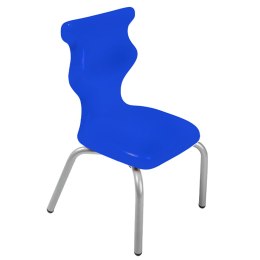 Ergonomiczne krzesło szkolne Spider rozmiar 1 niebieski - dobre krzesło stacjonarne do biurka, ławki, szkoły, sali konferencyjnej dla dzieci i dla dorosłych 